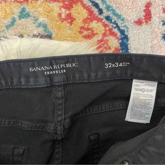 MEN’S BANANA REPUBLIC TRAVELER PANT SLIM FIT - Picture 3 of 4